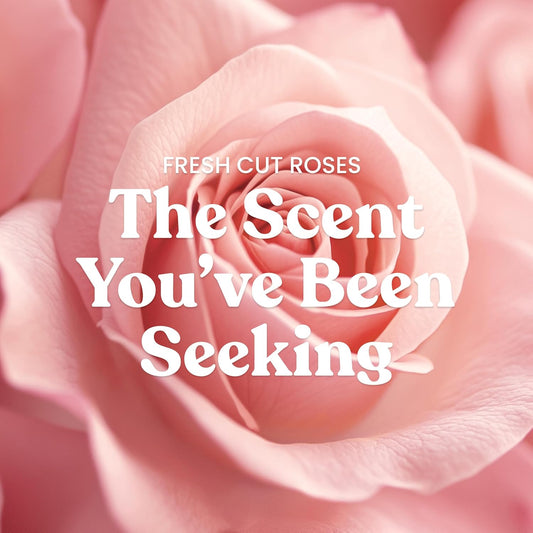 Yankee Candle Fresh Cut Roses, Scented Candle, 22oz Large Jar with up to 150 Hour Burn Time, Giftable