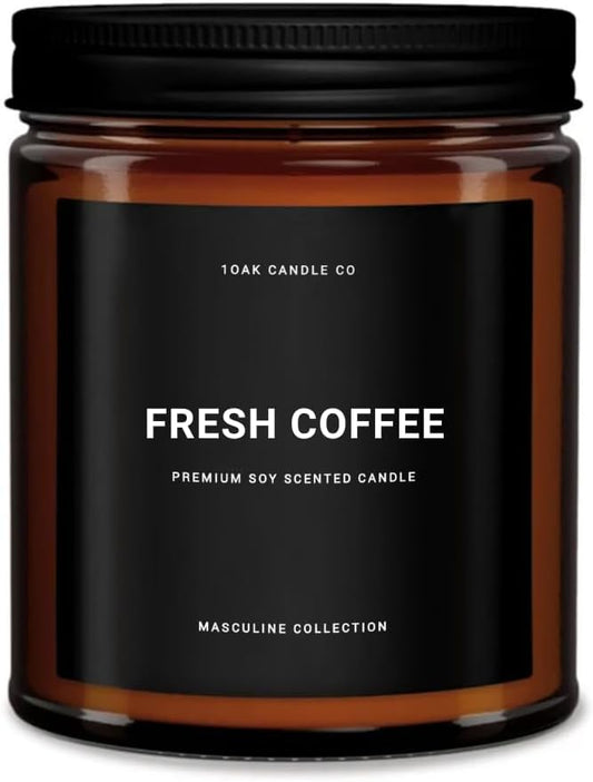 1OAK Coffee Candle - Espresso & Roast Coffee - Home Gifts - Scented Candles for Men (7oz.)