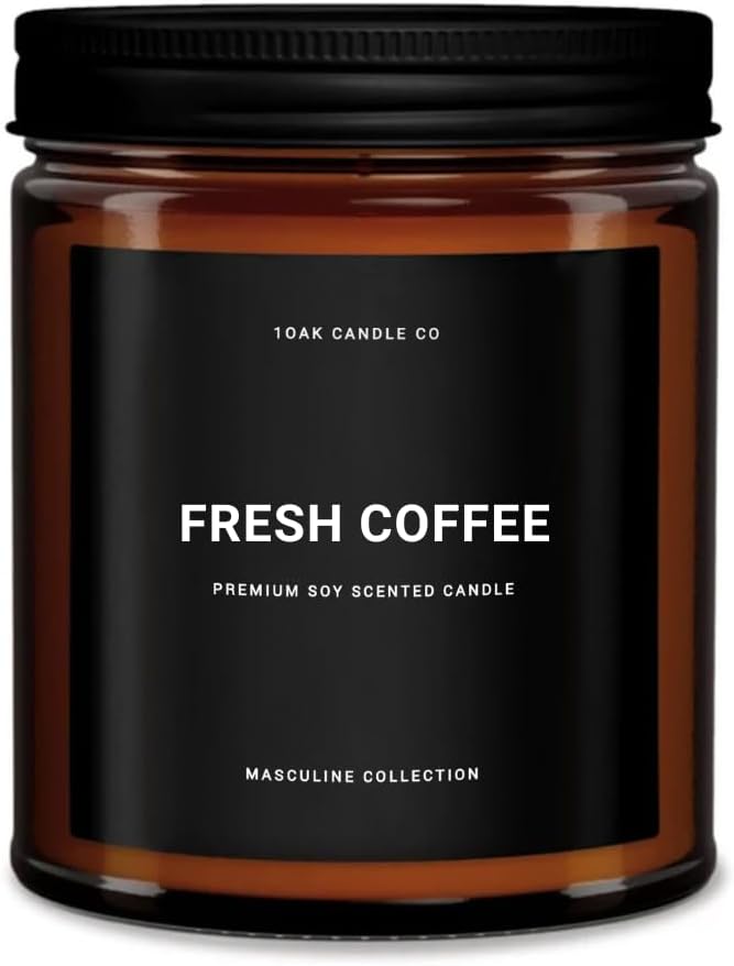 1OAK Coffee Candle - Espresso & Roast Coffee - Home Gifts - Scented Candles for Men (7oz.)