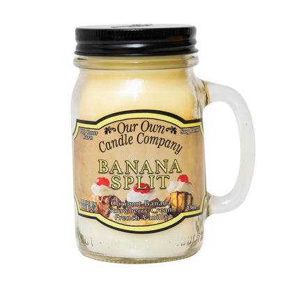 Our Own Candle Company, Orange Creamsicle Scented Mason Jar Candle, 100 Hour Burn Time, 13 Ounces