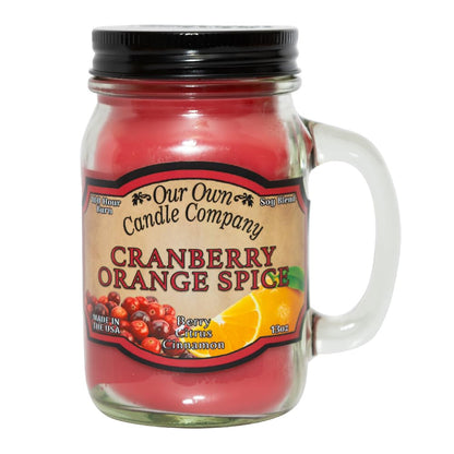 Our Own Candle Company, Orange Creamsicle Scented Mason Jar Candle, 100 Hour Burn Time, 13 Ounces