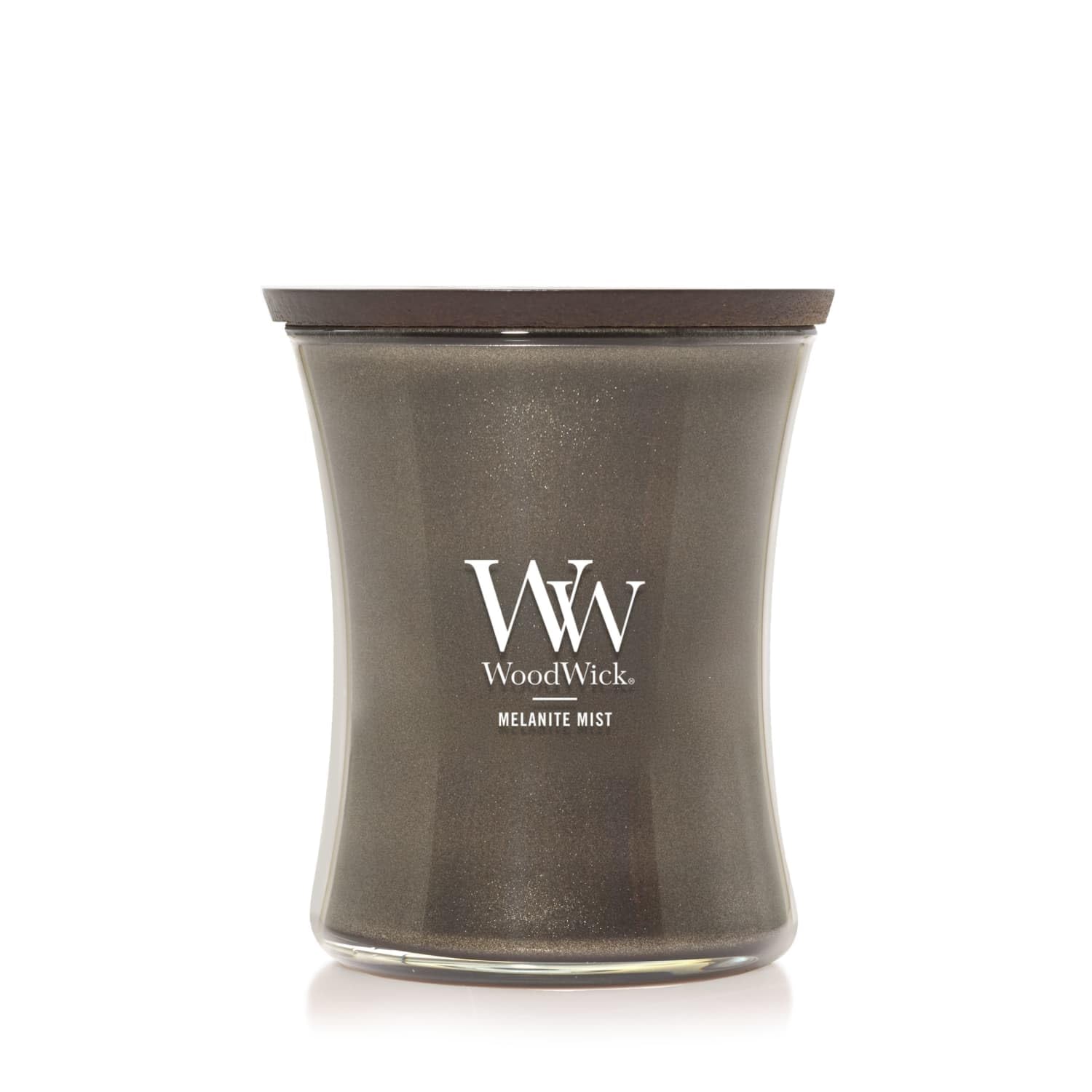 WoodWick Sparkling Pomelo Holiday Candle Gifts for Women and Men, 9.7 oz Precious Metals Collection with Crackling Wick