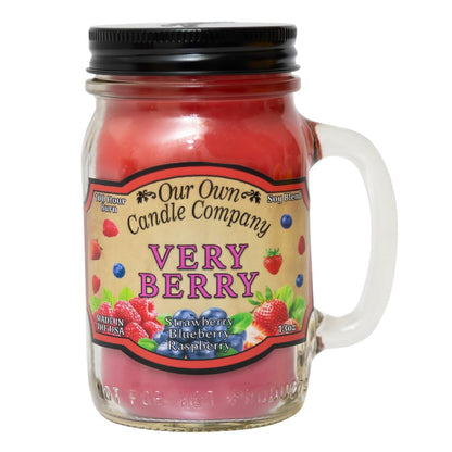 Our Own Candle Company, Orange Creamsicle Scented Mason Jar Candle, 100 Hour Burn Time, 13 Ounces