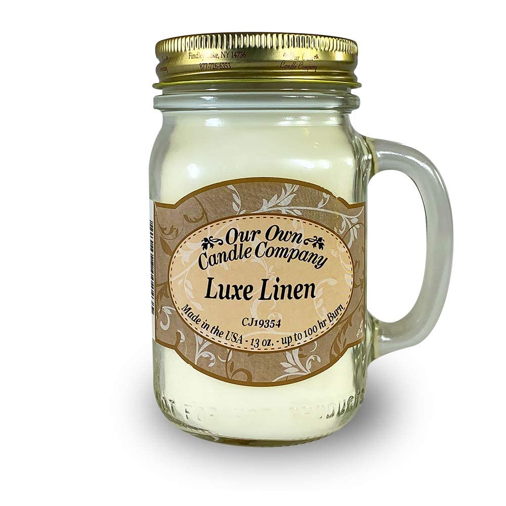 Our Own Candle Company, Orange Creamsicle Scented Mason Jar Candle, 100 Hour Burn Time, 13 Ounces