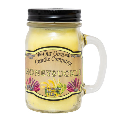 Our Own Candle Company, Orange Creamsicle Scented Mason Jar Candle, 100 Hour Burn Time, 13 Ounces