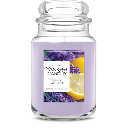 Yankee Candle Fresh Cut Roses, Scented Candle, 22oz Large Jar with up to 150 Hour Burn Time, Giftable