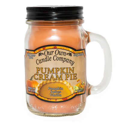 Our Own Candle Company, Orange Creamsicle Scented Mason Jar Candle, 100 Hour Burn Time, 13 Ounces