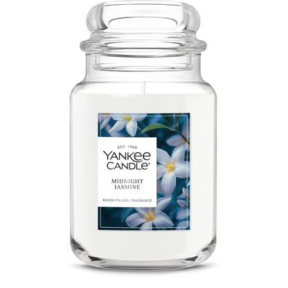 Yankee Candle Fresh Cut Roses, Scented Candle, 22oz Large Jar with up to 150 Hour Burn Time, Giftable