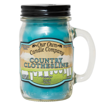 Our Own Candle Company, Orange Creamsicle Scented Mason Jar Candle, 100 Hour Burn Time, 13 Ounces