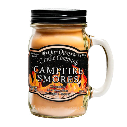 Our Own Candle Company, Orange Creamsicle Scented Mason Jar Candle, 100 Hour Burn Time, 13 Ounces