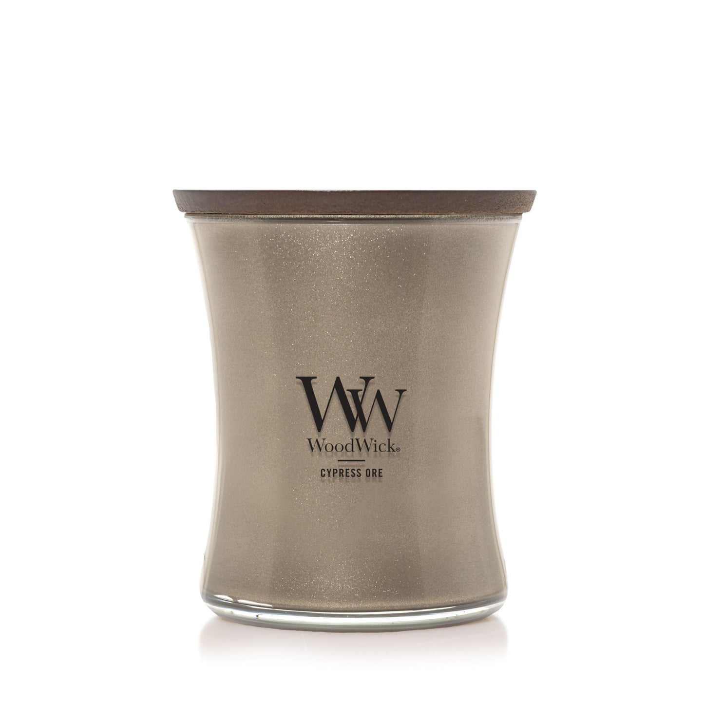 WoodWick Sparkling Pomelo Holiday Candle Gifts for Women and Men, 9.7 oz Precious Metals Collection with Crackling Wick